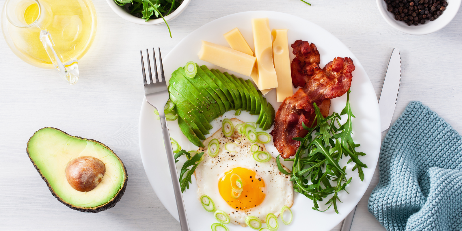 Beginners Keto Guide to Jump Start Ketosis - image of a the best keto breakfast